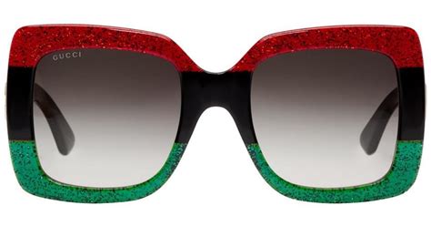 gucci shades red and green|gucci sunglasses women pink.